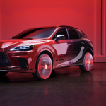 2023 Lexus RX Ruby Red Rims